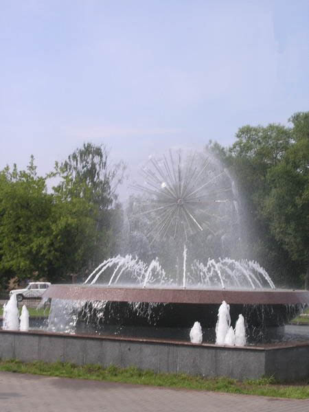 фонтан возле мостов г Ногинск